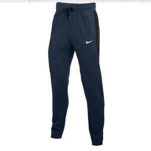 Nike Men's Navy Blue Black Dry Showtime Pant Slim Joggers Travel Size Large